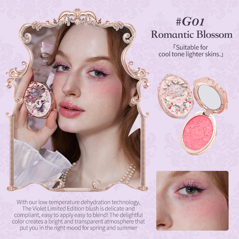 Flower Knows Strawberry Rococo Series Embossed Blush