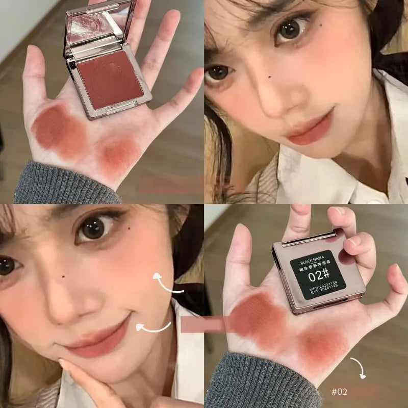 New Tender Rose Rouge Cream Lips and Cheeks Dual-use Rouge Blush Mud Brown Matte Multipurpose Paste Red Cheek Face Lips Makeup