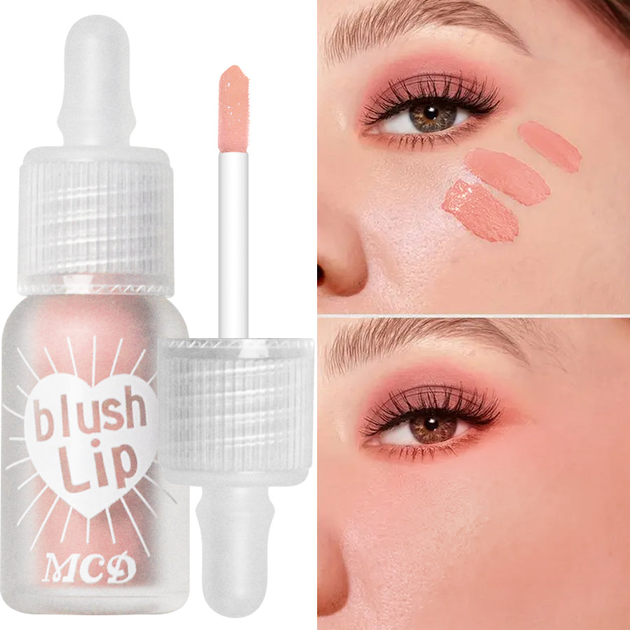 Matte Liquid Blush Velvet Blusher Orange Peach Face Pigment Lasting Beauty Brightening Natural Cheek Tint Cream Blush Makeup