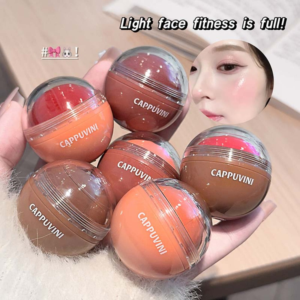 3D Highlight & Natural Rosy Glow Long-Lasting Blush for a Flawless Makeup Lips & Rouge Face Brighten Contour