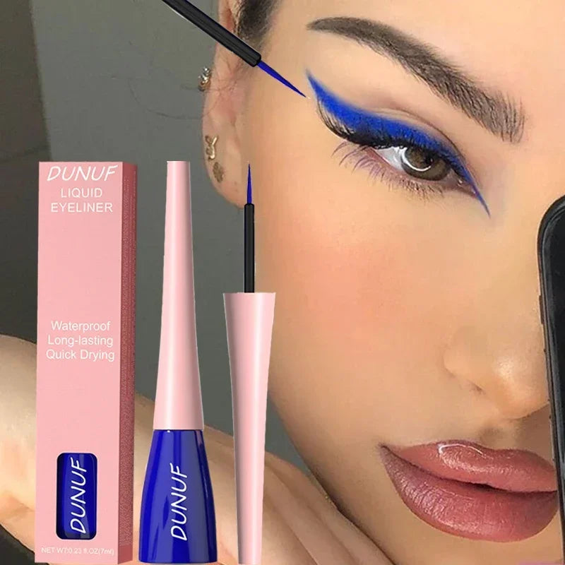 Blue Eye Liner Pen Liquid Eyeliner Pencil Eye Makeup Ultra-thin Long-Lasting Quick-Dry Eye Liner Original Korean Makeup Cosmetic-7