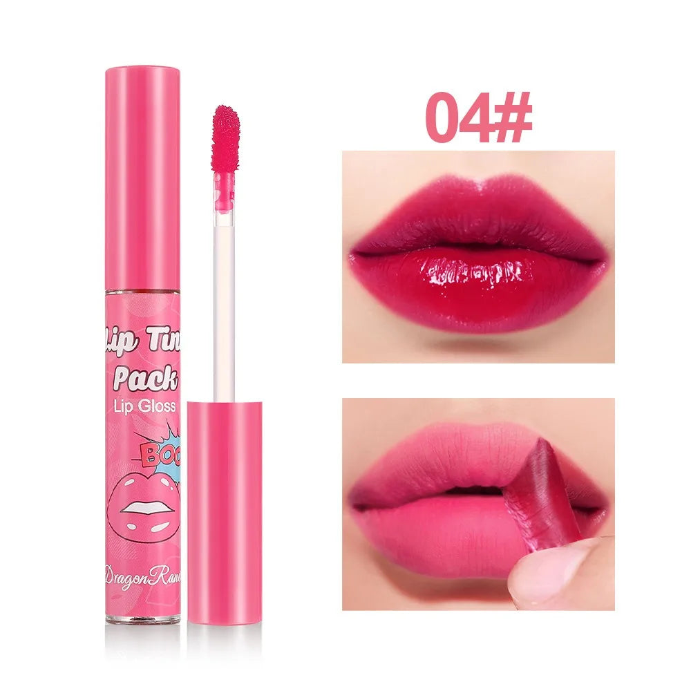 Peel-off Lip Glaze Waterproof Long Lasting Non-stick Cups Lipsticks Matte Sexy Red Tear-off Liquid Tattoo Lip Stain Cosmetics