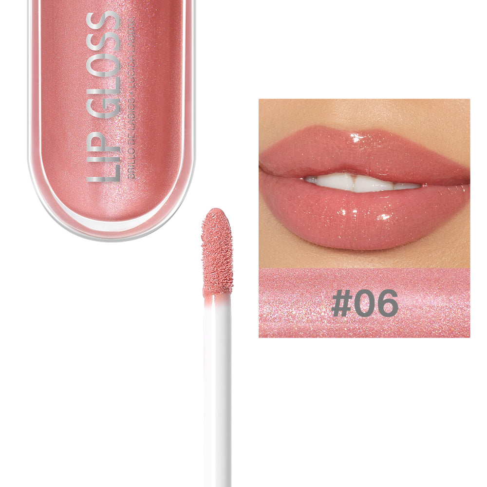 12 Colors Glitter Lip Gloss Long Lasting Diamond Pearlescent Metallic Liquid Lipstick Moisturizing Lip Glaze