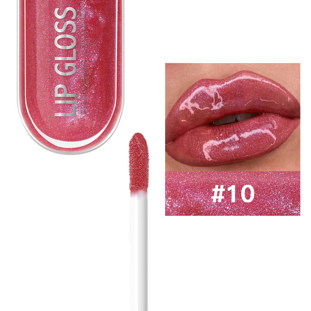 12 Colors Glitter Lip Gloss Long Lasting Diamond Pearlescent Metallic Liquid Lipstick Moisturizing Lip Glaze Cosmetics