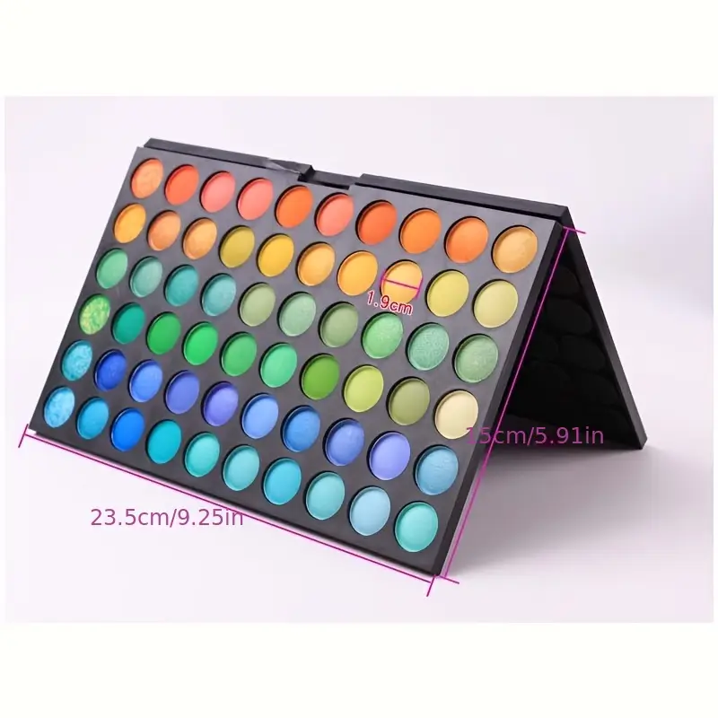 120 Color Eyeshadow Palette with Matte and Shimmer Effects Nude Warm Tones for Parties  Events and Professional Makeup Artistry
