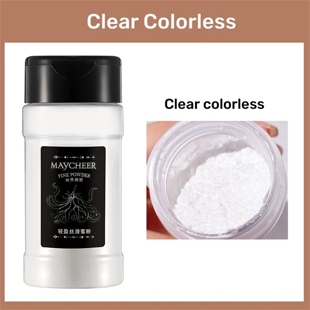 55g Large Capacity Loose Powder Natural Lasting Pepper Powder Professional Oil-control Waterproof Matte Setting Powder Makeup