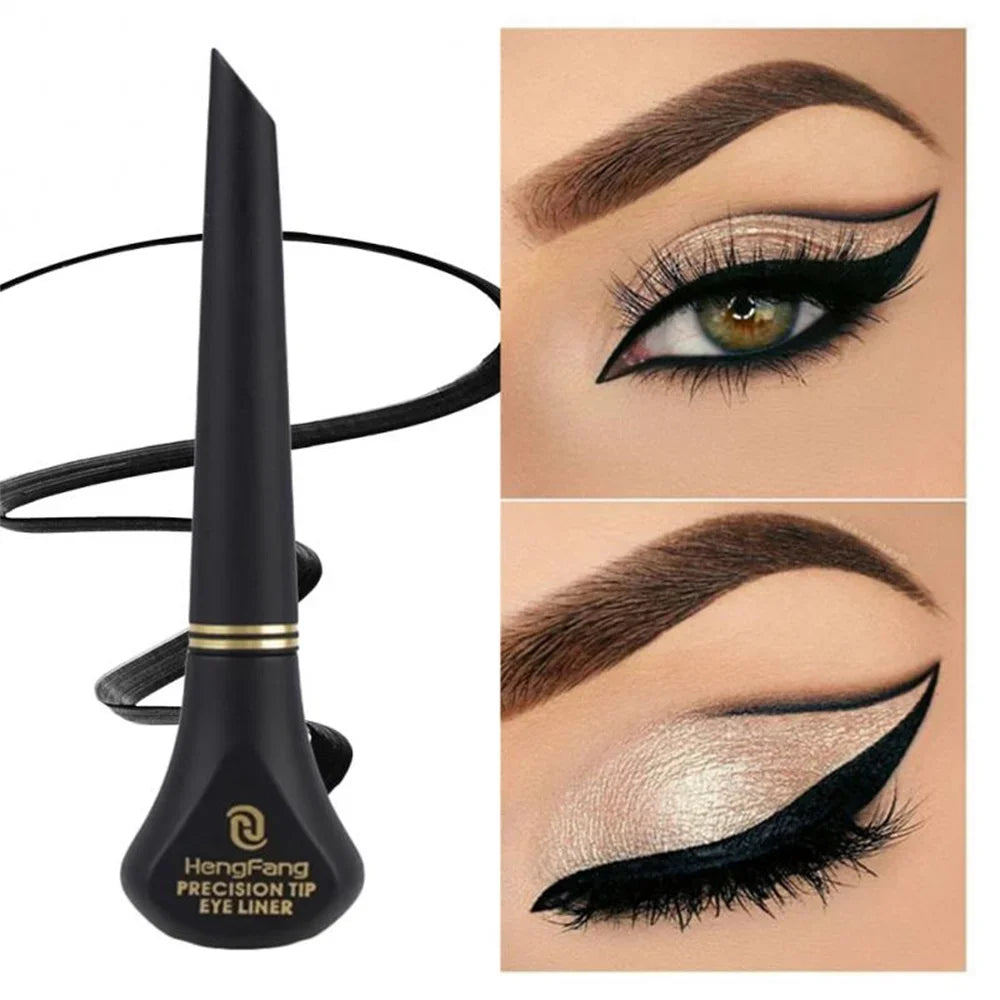 1Pc Black Eyeliner Long-lasting Waterproof Liquid Eye Liner Pen Pencil Quick Drying Easy to Wear Makeup Cosmetic Beauty Tool