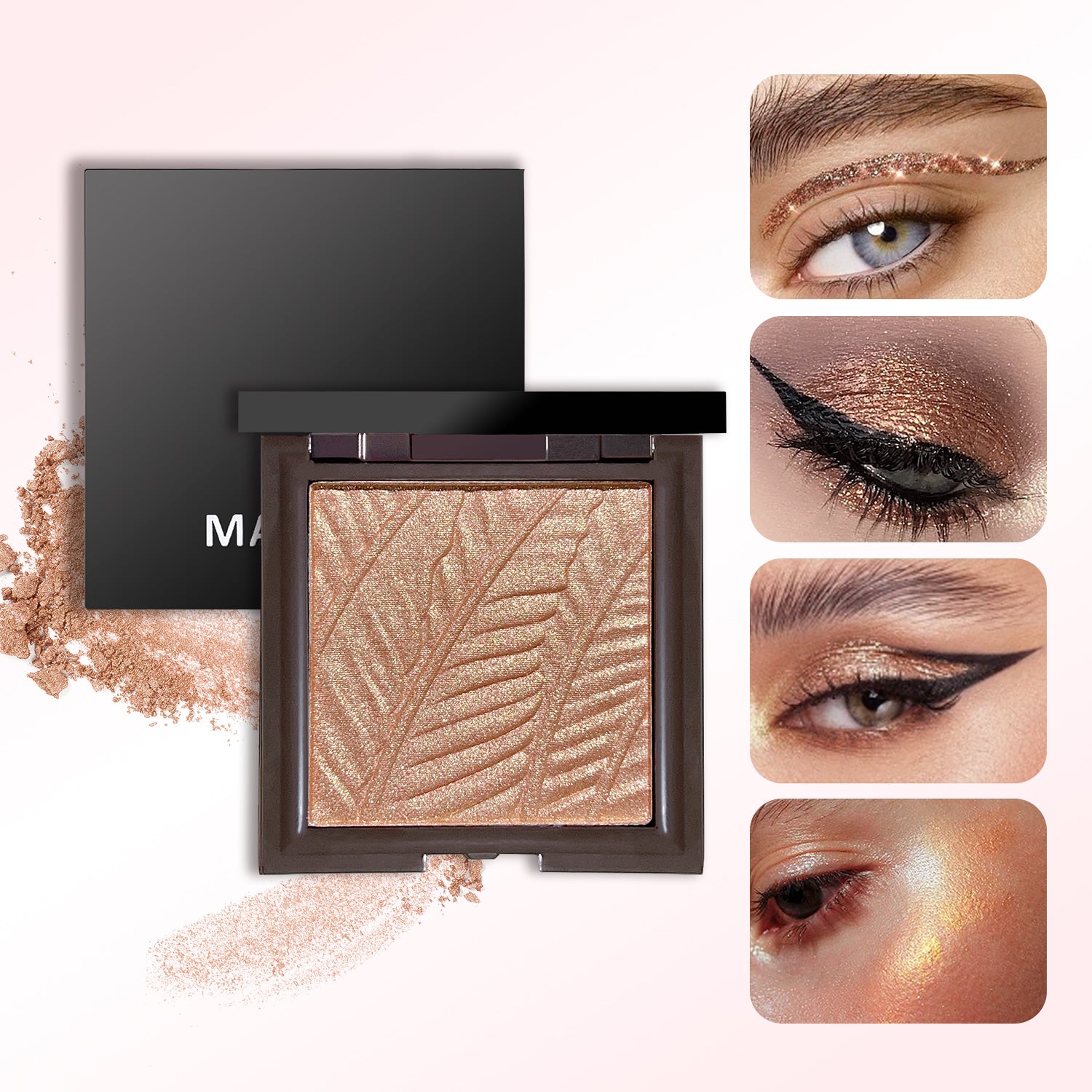 High-light eye shadow, skin repair and brightening, multi-purpose makeup, one plate of multi-purpose non-flying powder