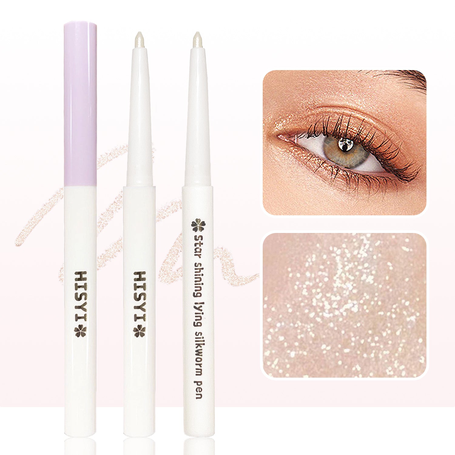 Two-In-One Lying Silkworm Pen Brightens down Waterproof Sweat-Proof Non-Smudge High-Light 3D Liquid Eyeliner Pen