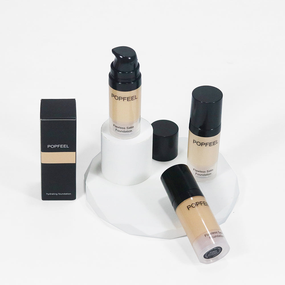 Lightweight Long-Lasting Foundation Liquid – 24-Hour WearBreathable Formula for Natural Bare Makeup Look