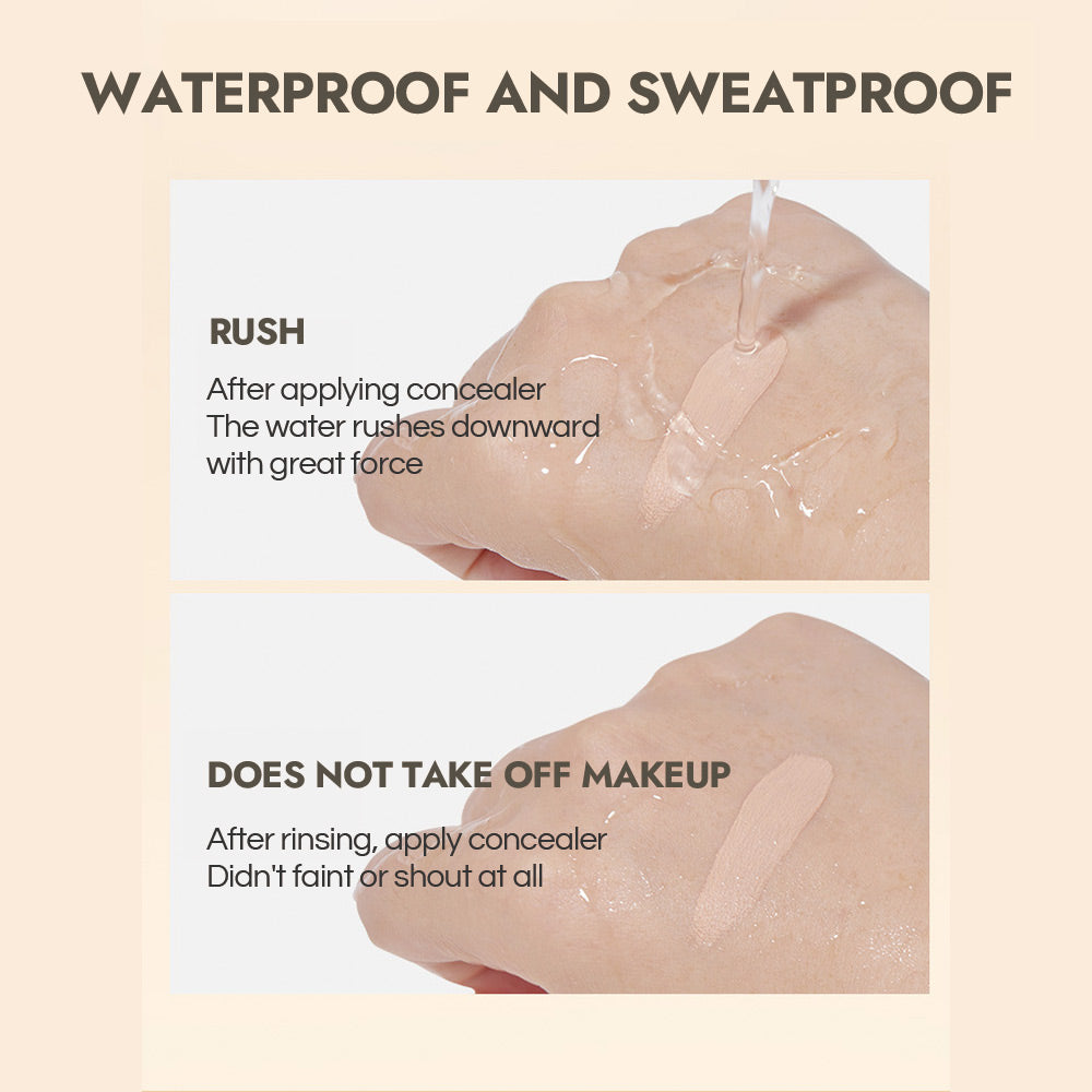 Press Concealer Pen Liquid Concealer Long Lasting Moisturizing Not Fading Base Makeup Face Invisible Pores