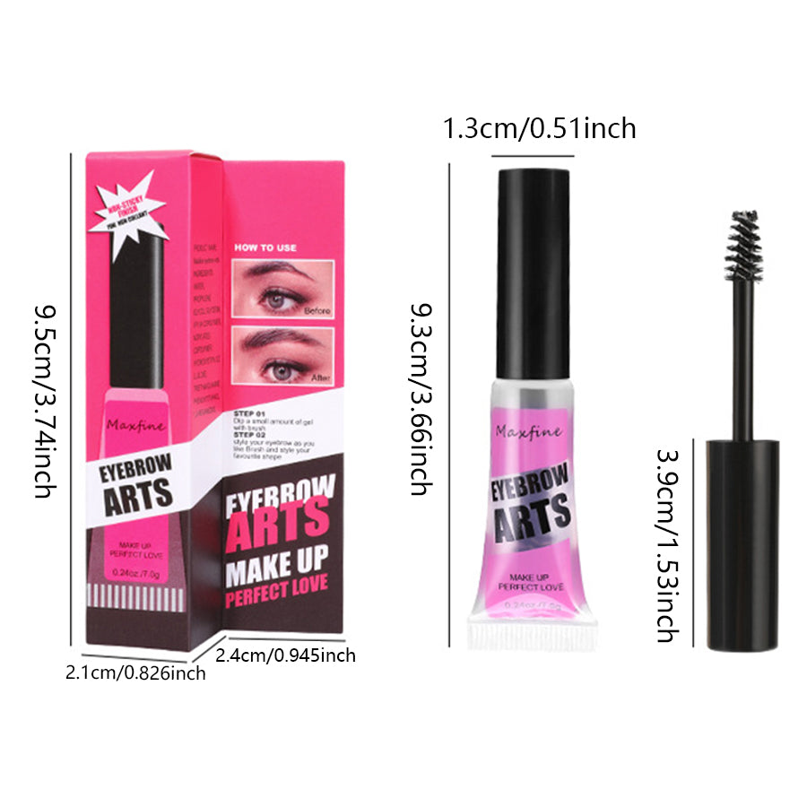 Eyebrow Shaping Gel Waterproof Natural Transparent Long Lasting Quick-drying 3D Wild Eyebrow Glue Professional Makeup Cosmetic