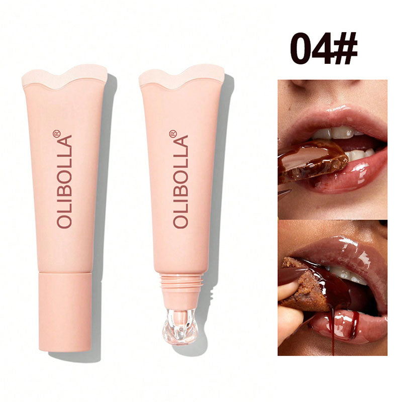 Water Gloss Moisturizing Clear Lip Gloss Mirror Jelly Plumping Lips Transparent Lip Tint Makeup Wholesale Women's Cosmetics