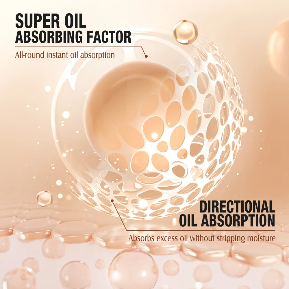 3 Color Loose Powder Hides Oil Pores Face Powder Blend Naturally Setting Powder Fix Lock Makeup Matte Finishing Powder