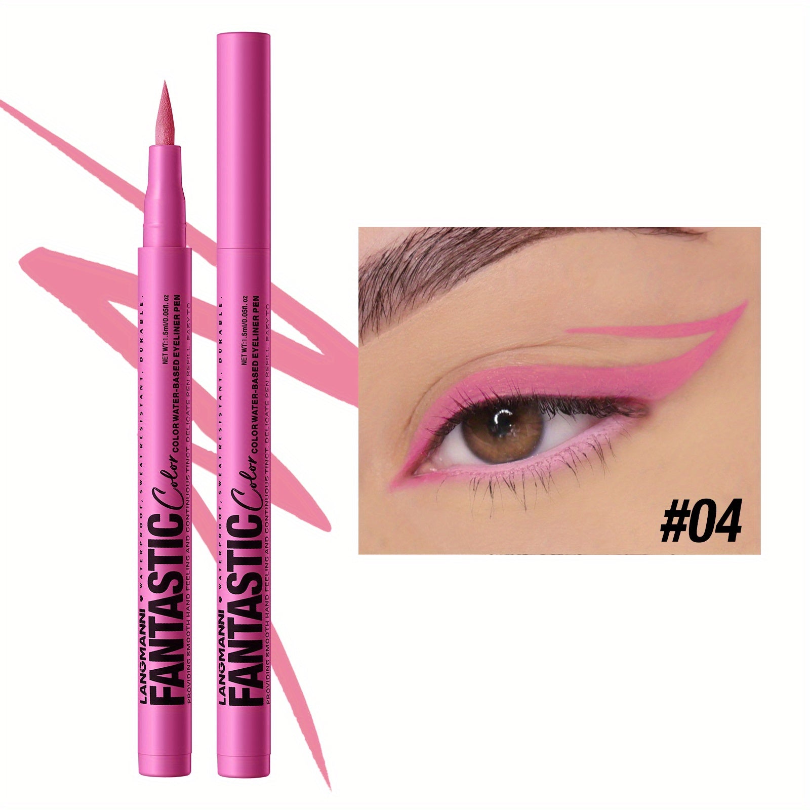 1 pcs waterproof  quick-drying  oil-proof and non-smudging long-lasting ultra-fine eyeliner  eyeliner pen