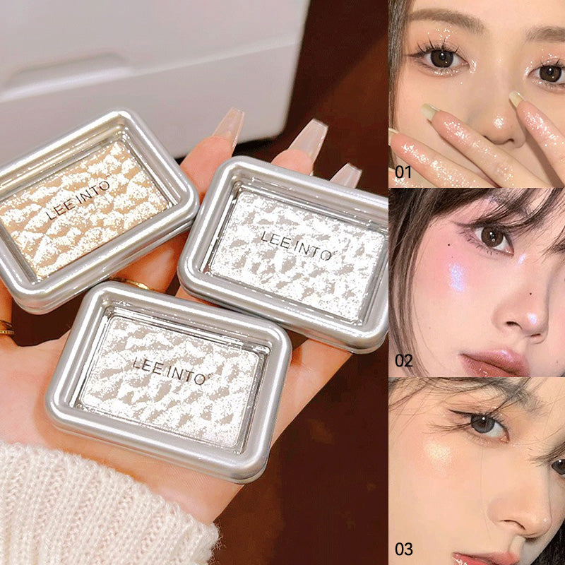 Dreamy Highlighting Powder  3D Effect for a Natural   All-Over Glow - Multi-Purpose Compact Powder for Blush   Contour