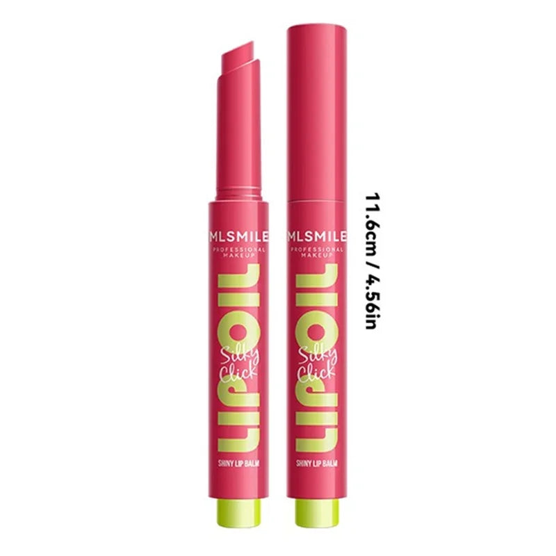 9 Colors Waterproof Long Lasting Press Lipstick Easy To Color Moisturizing Pearl Mirror Solid Lip Gloss Lip Cosmetics