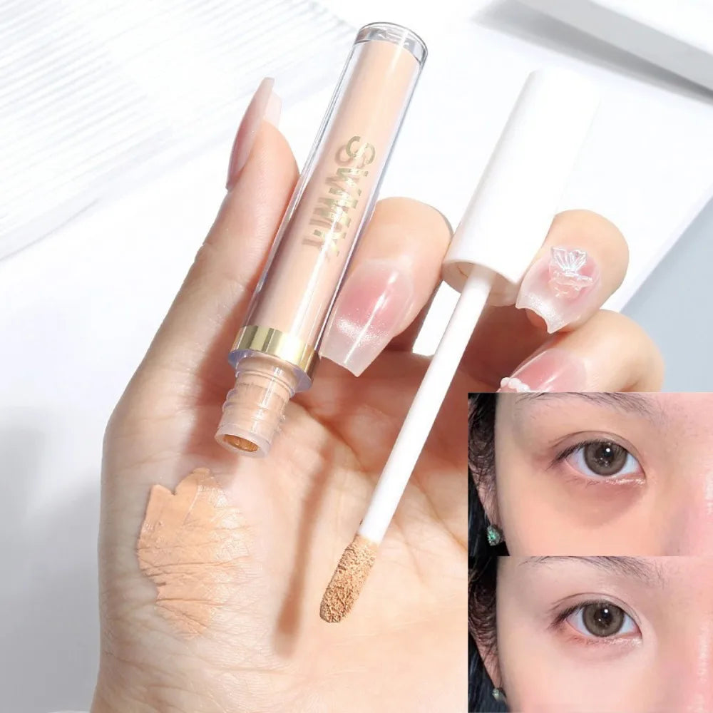 Concealer Foundation Cream Lasting Moisturizing Facial Contour Stick Modify Skin Tone Cover Acne Dark Circles Brighten Makeup