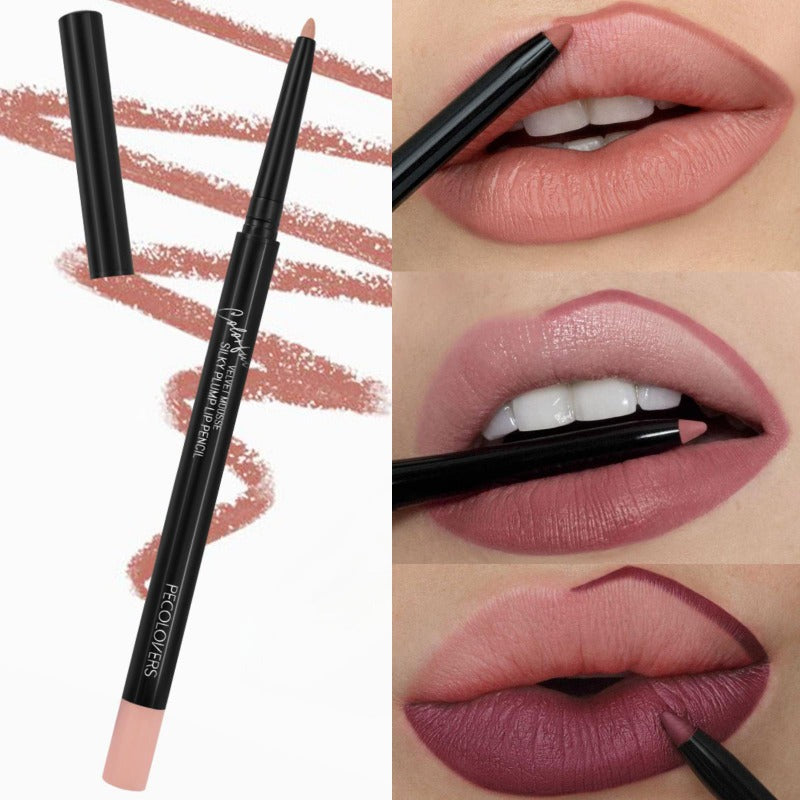Matte Lip Liner Lipstick Waterproof Non-stick Cup Natural Long-lasting Lipstick Multi-color Lip Cosmetics Lip Pencil