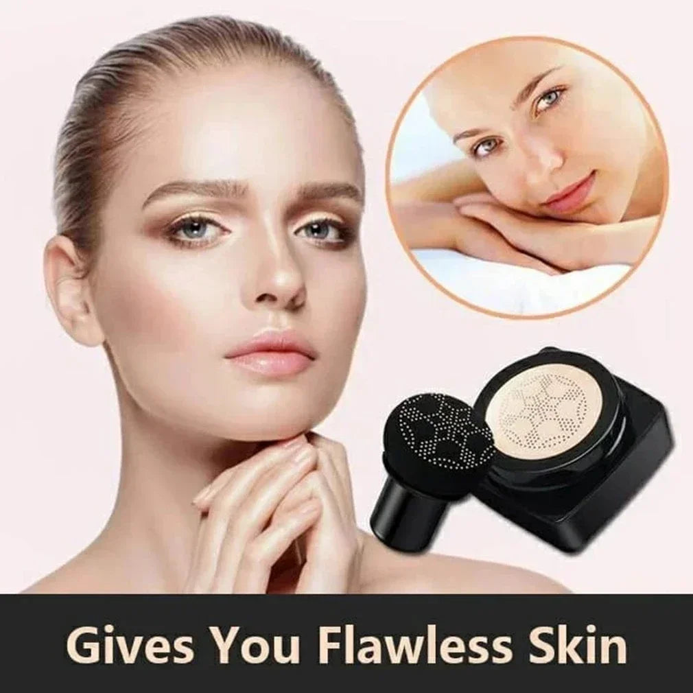 Mushroom Head Air Cushion Natural Concealer BB Cream Moisturizing Brighten Skin Tone Waterproof CC Cream Foundation Cosmetics