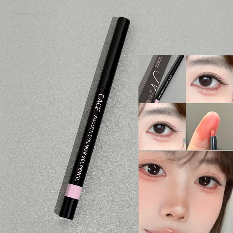 Light Sketch Gel Eyeliner Pencil - Waterproof  Long-Wearing  Smudge-Proof Natural and Thin Eyeliner Pencil Cosmetic Tools