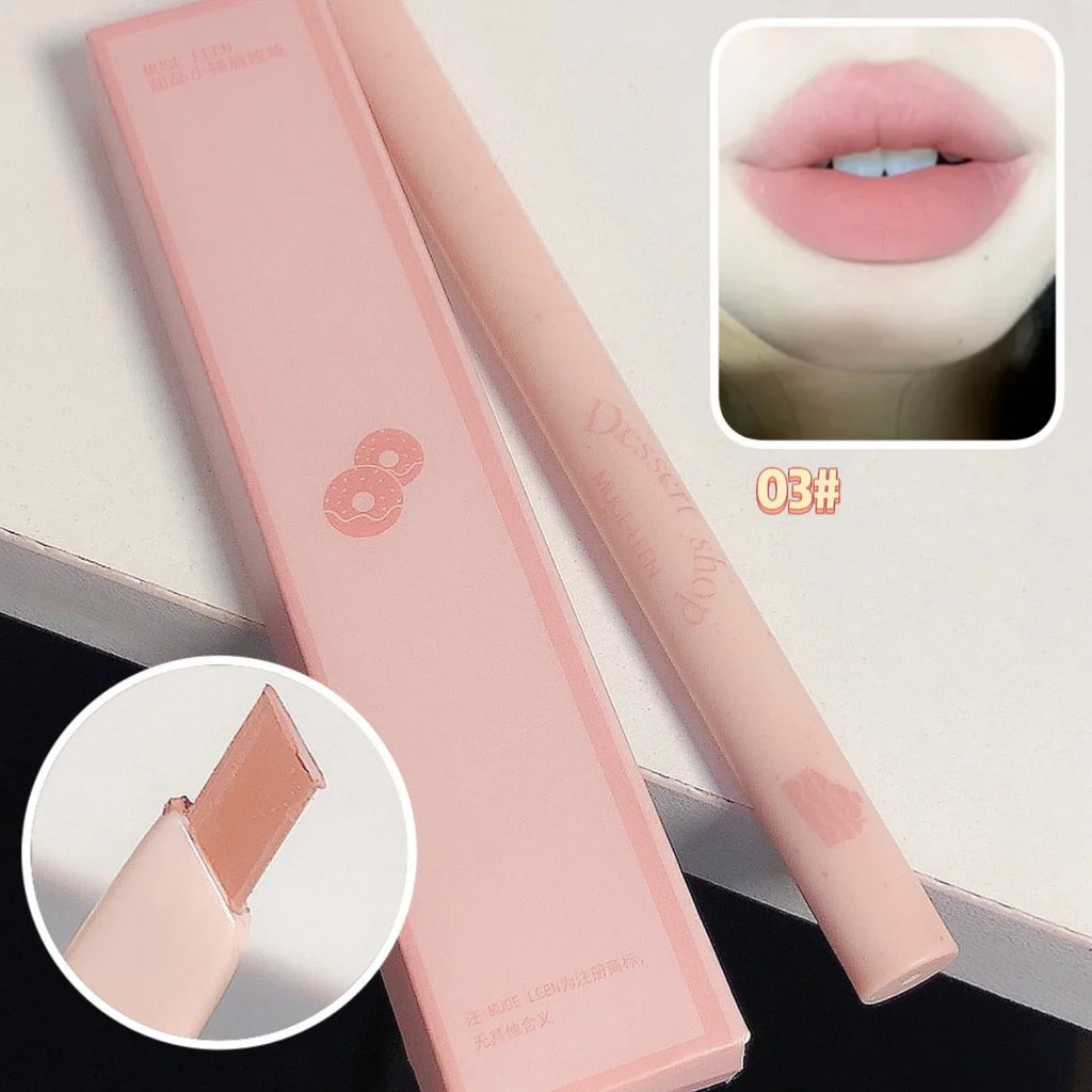 Nude Pink Lip Liner Waterproof Matte Contouring Tint Lipstick Long Lasting Non-stick Cup Velvet Lipliner Pencil Makeup Comestics