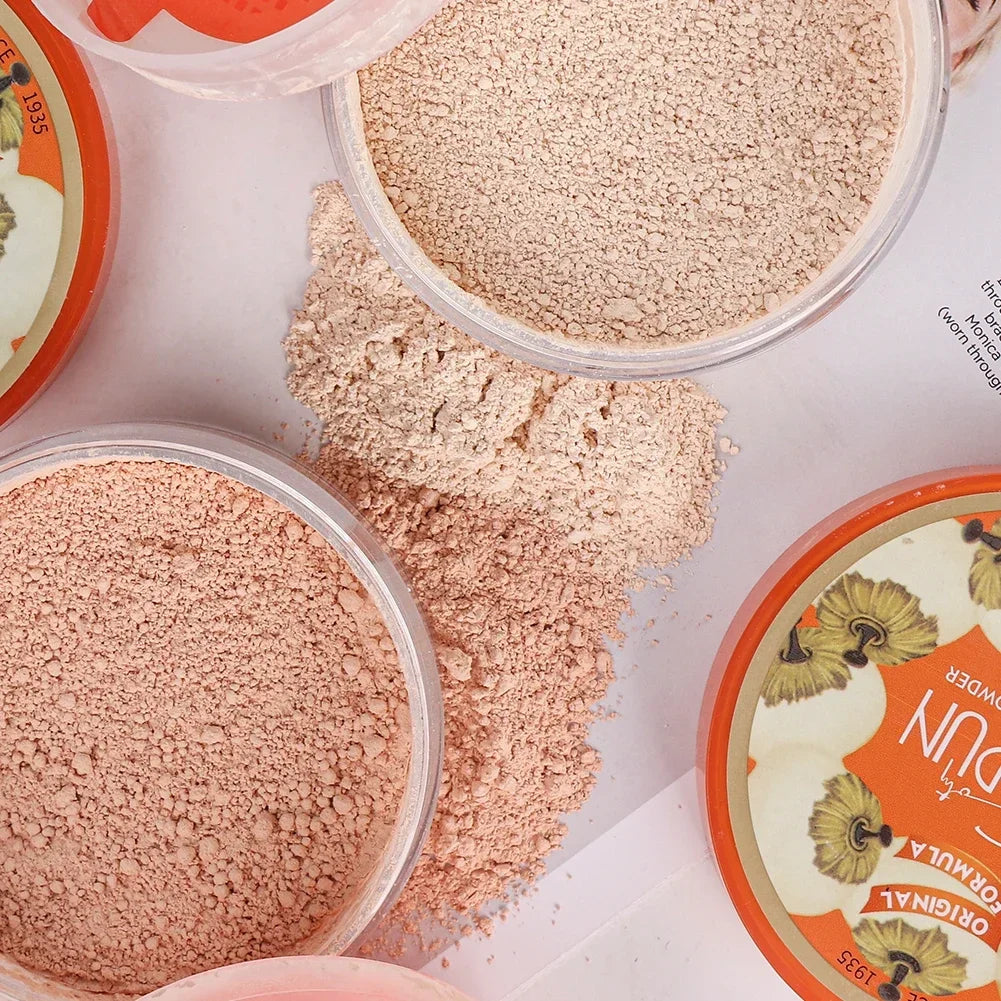 Waterproof Mineral Face Powder Oil Control Translucent Setting Powder High Coverage Makeup Fixer Powder Make-up For Women