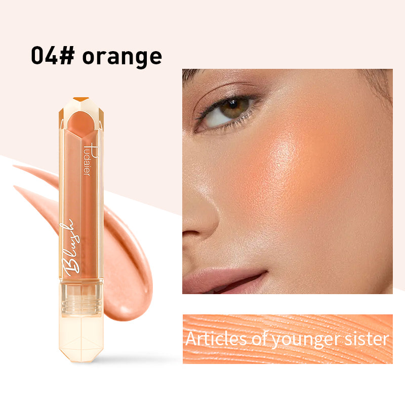 Multifunctional soft matte blush 9 colors available  natural contour blush stick