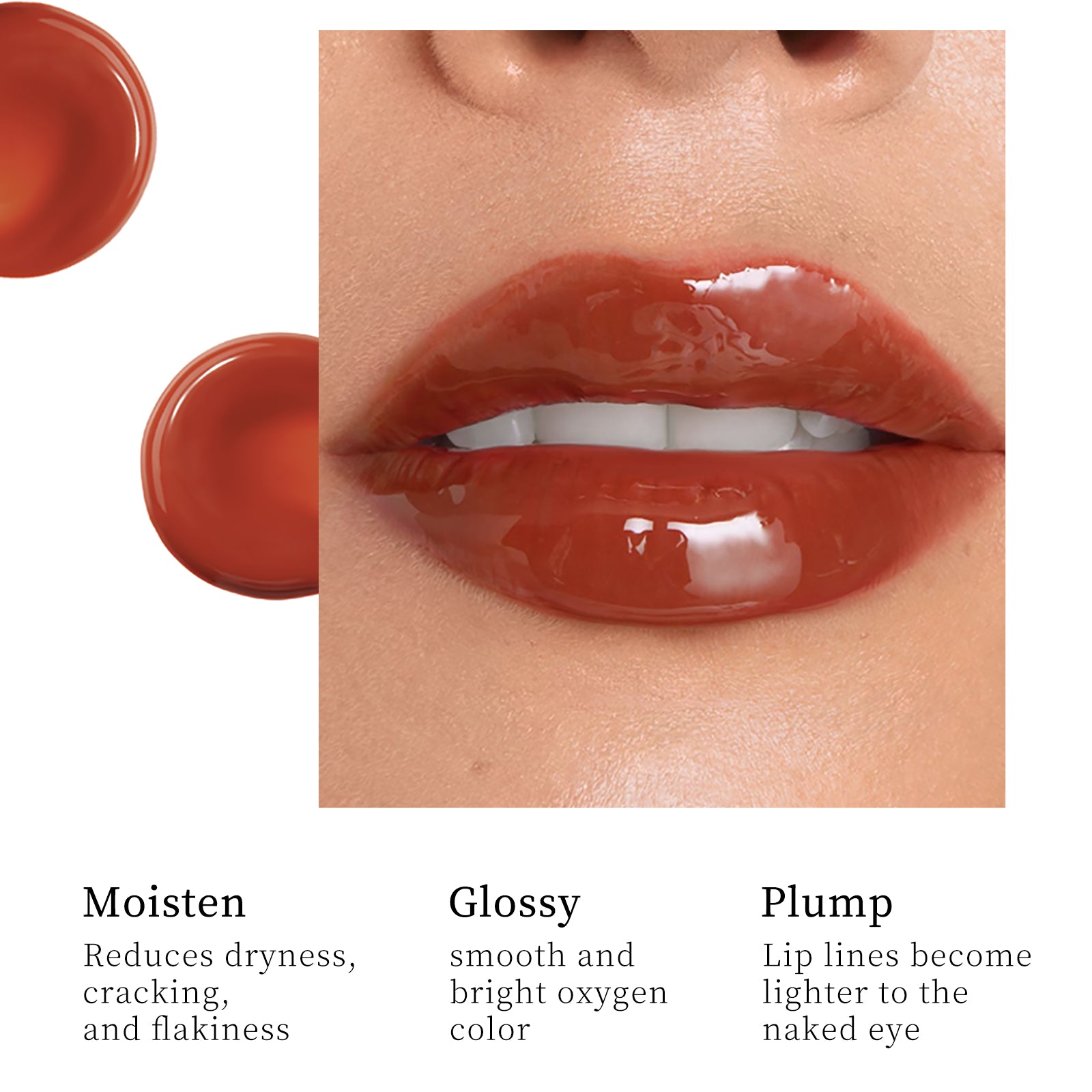 Moisturizing Lip Gloss Plumper Shiny Liquid Lipstick Clear Lip Care Beauty Tinted Mask Glaze Colored Lipstick Makeup