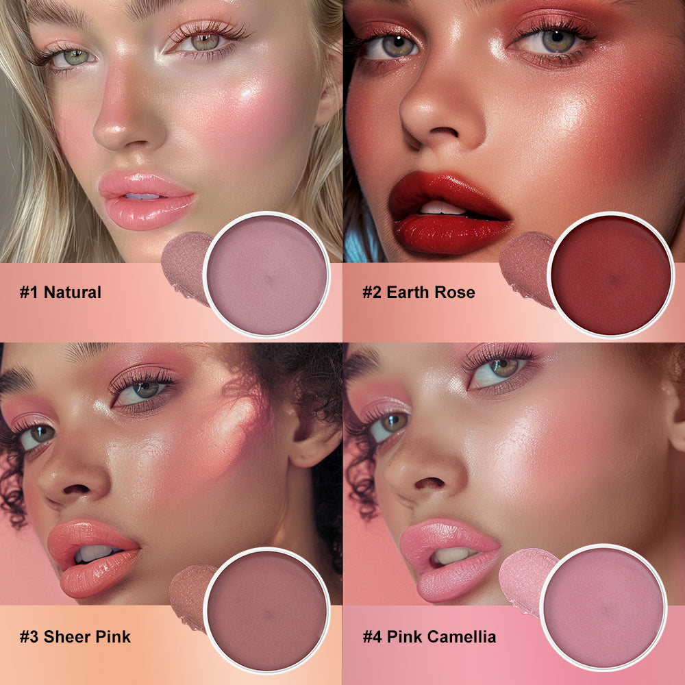 Multi Glow Balm Cream Blush for Cheeks Blush Balm Face Makeup Radiant Finish Hydrating Creamy Lightweight Cosmetic