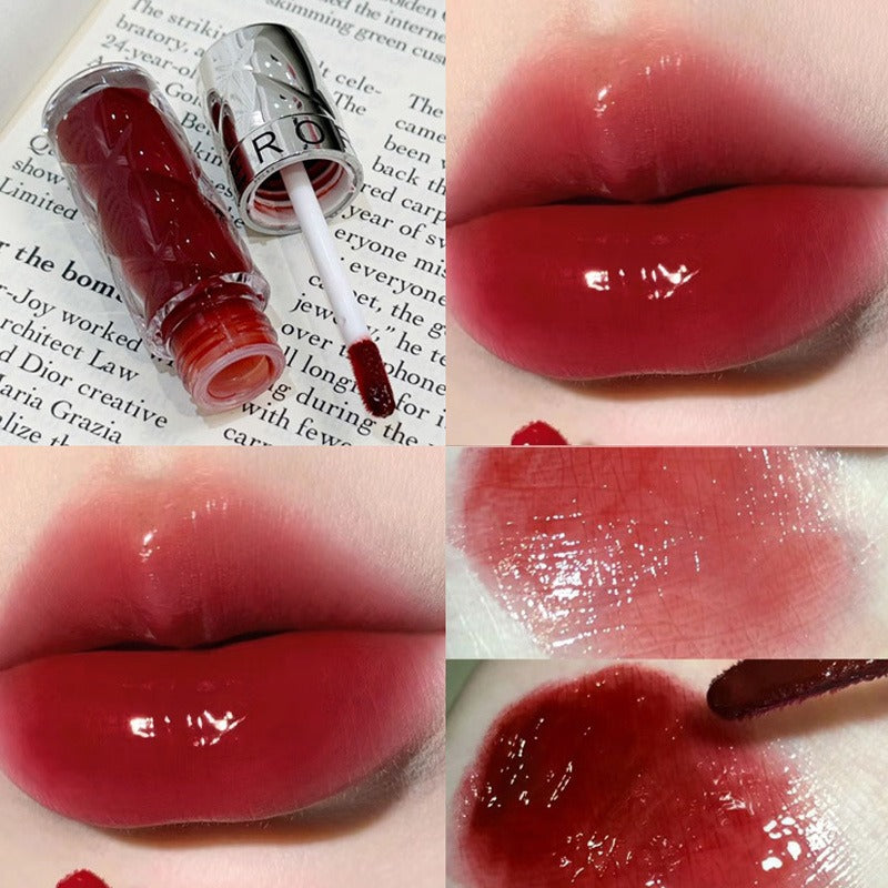 Nude Mirror Lip Gloss Clear Moisturizing Hydrating Water Light Glass Jelly Plump Lip Glaze Oil Lipstick Tint Cosmetic