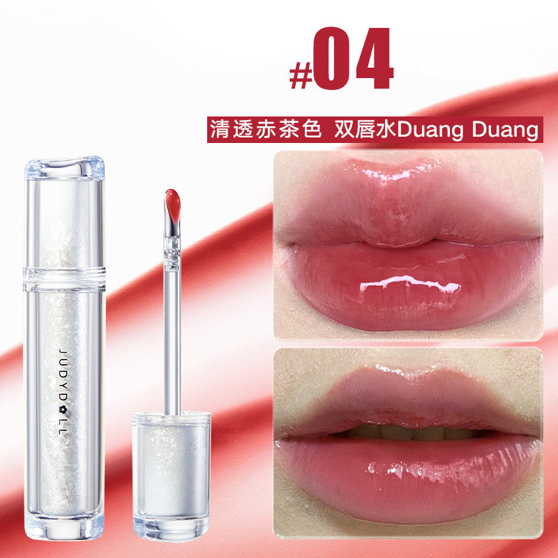 Ice Iron Lip Glaze Lipstick Non Staying Cup Non fading Mirror Gloss Lip Gel Liquid Lip TintMatte