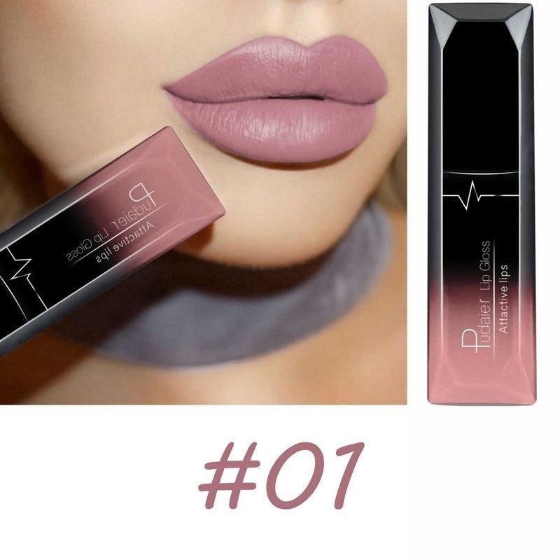 18 Color Christmas Lip Makeup 18 Color Super Matte Velvet Long Lasting Lipgloss Liquid Lipstick Lip Cream