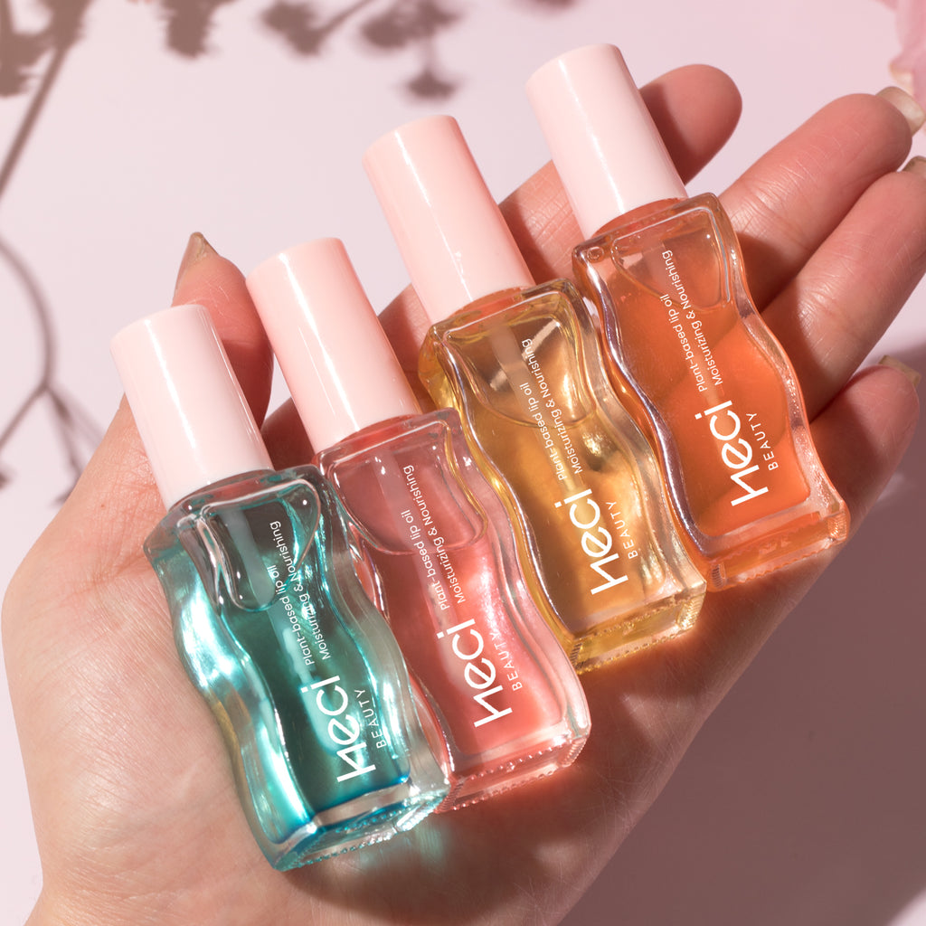 4pcs Fruity Tinted Lip Oil   Moisturizing Jelly Lip Gloss For Spring & Summer  Mirror Shine Glass-Look Lips Lip Makeup