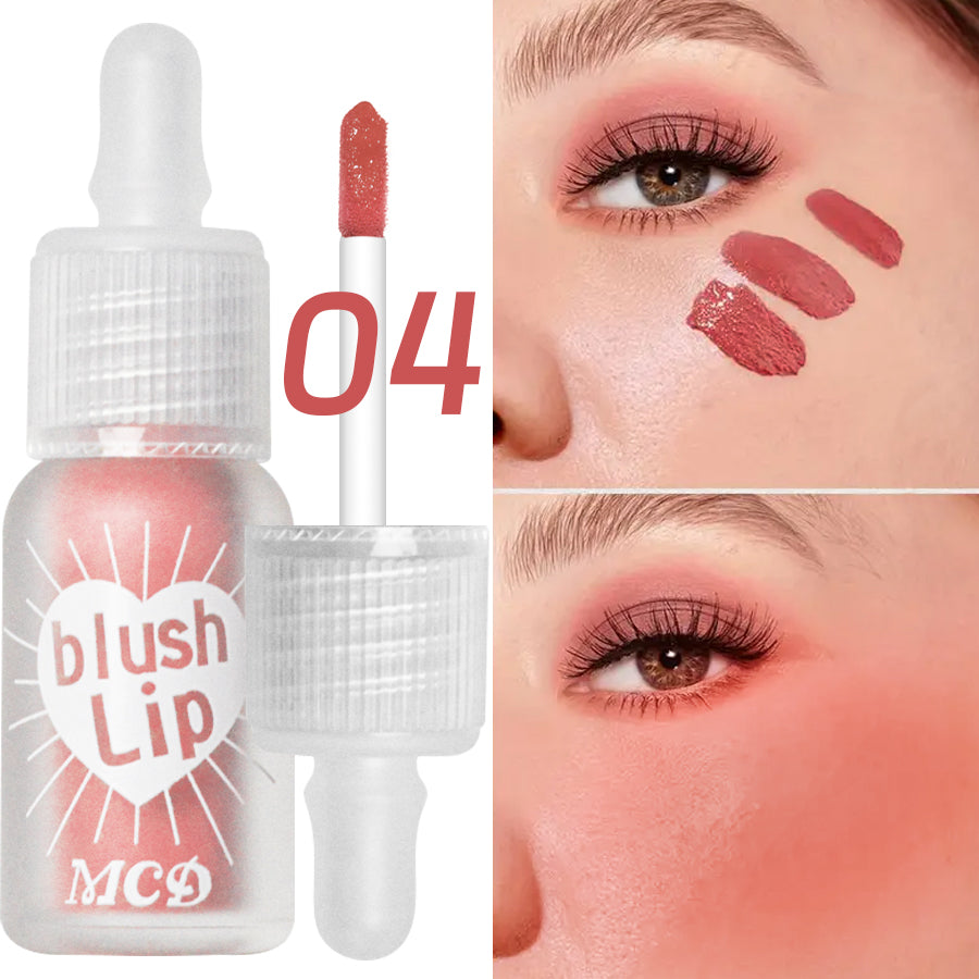 Matte Liquid Blush Velvet Blusher Orange Peach Face Pigment Lasting Beauty Brightening Natural Cheek Tint Cream Blush Makeup