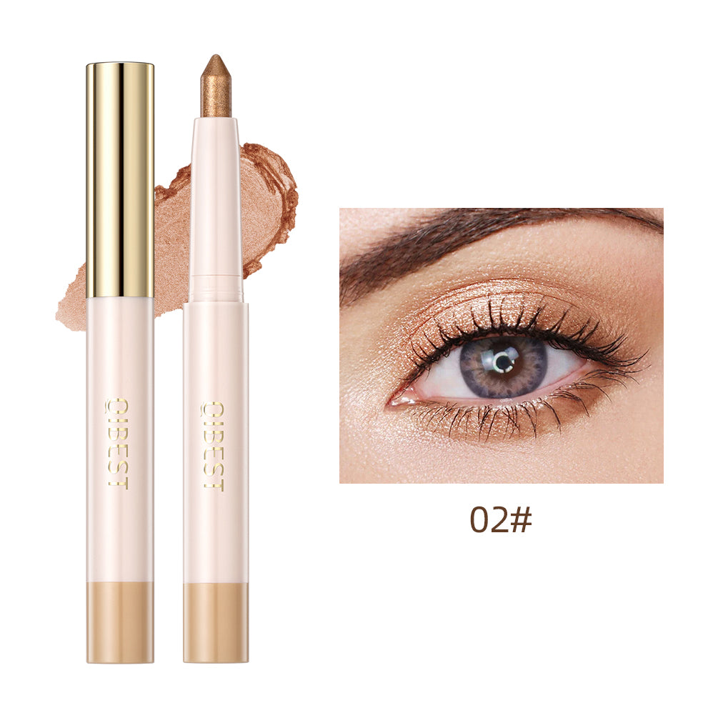 6 Colors Pearlescent Eyeshadow Stick Waterproof Eye Shadow Pen Eyes Highlighter Cream Pencil For Women Beauty Makeup