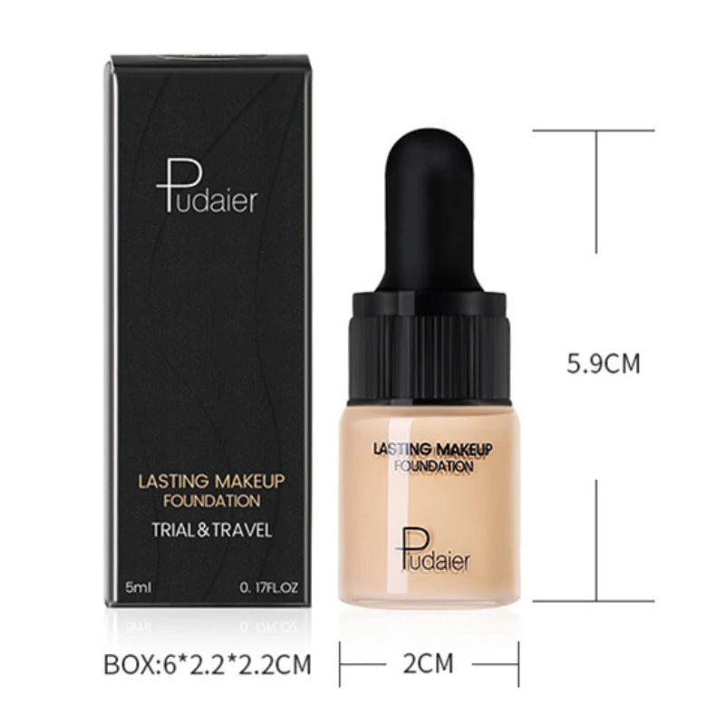 1PC Liquid Foundation Full Coverage Concealer Cream Oil-control Moisturizer Contour Matte Breathable  Makeup Foundations