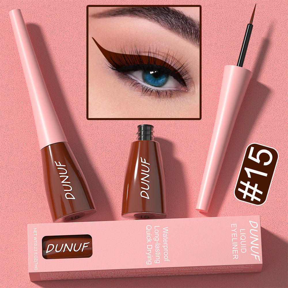 7ML Colourful Liquid Eyeliner Waterproof Lasting Matte Eyeliner Quick Drying Eyes Makeup Tools Black Pink Eyeliner beauty Cosmet