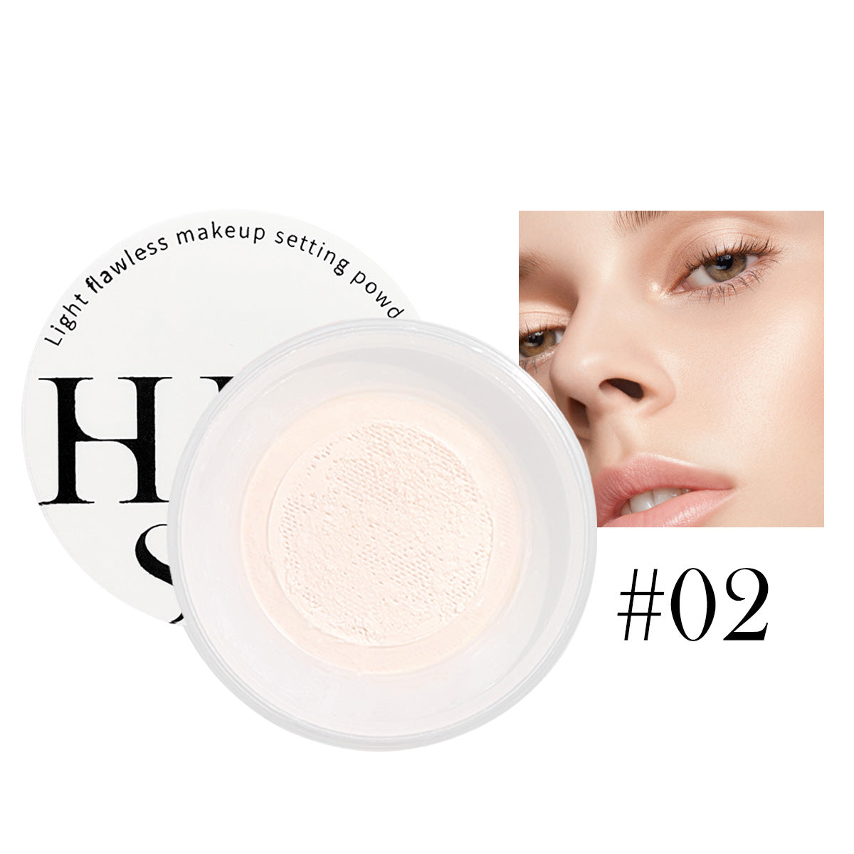 Loose powder oil control setting powder, lasting fresh matte mist setting powder, taking off and brightening is not easy to remo