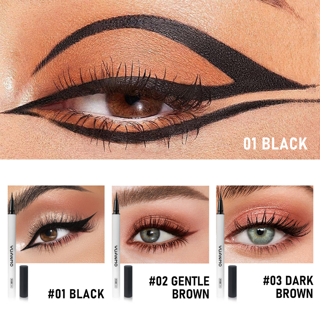 Long-lasting smooth matte finish  water-resistant and stain-resistant liquid eyeliner pen eye makeup eyeliner cosmetic product