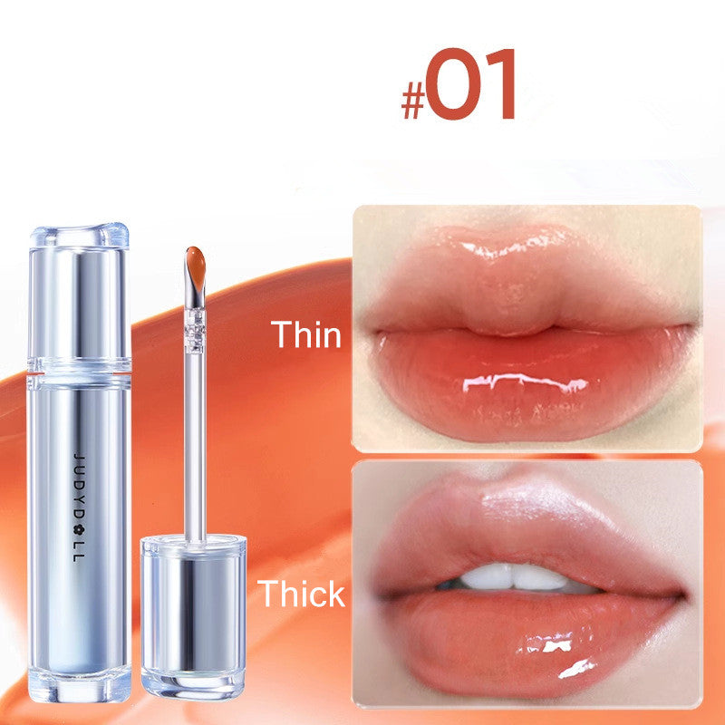 Ice Iron Lip Glaze Lipstick Non Staying Cup Non fading Mirror Gloss Lip GelLiquid Lip TintMatte Moisturizing