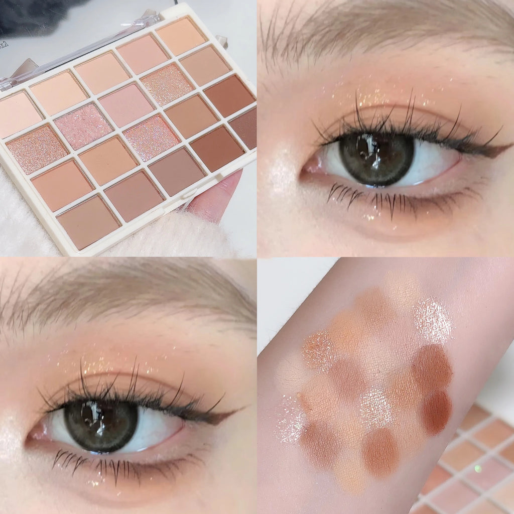 20 color Korean Low Saturation Eyeshadow Tray Matte Waterproof Brown Pink Long-lasting Makeup Daily Makeup New