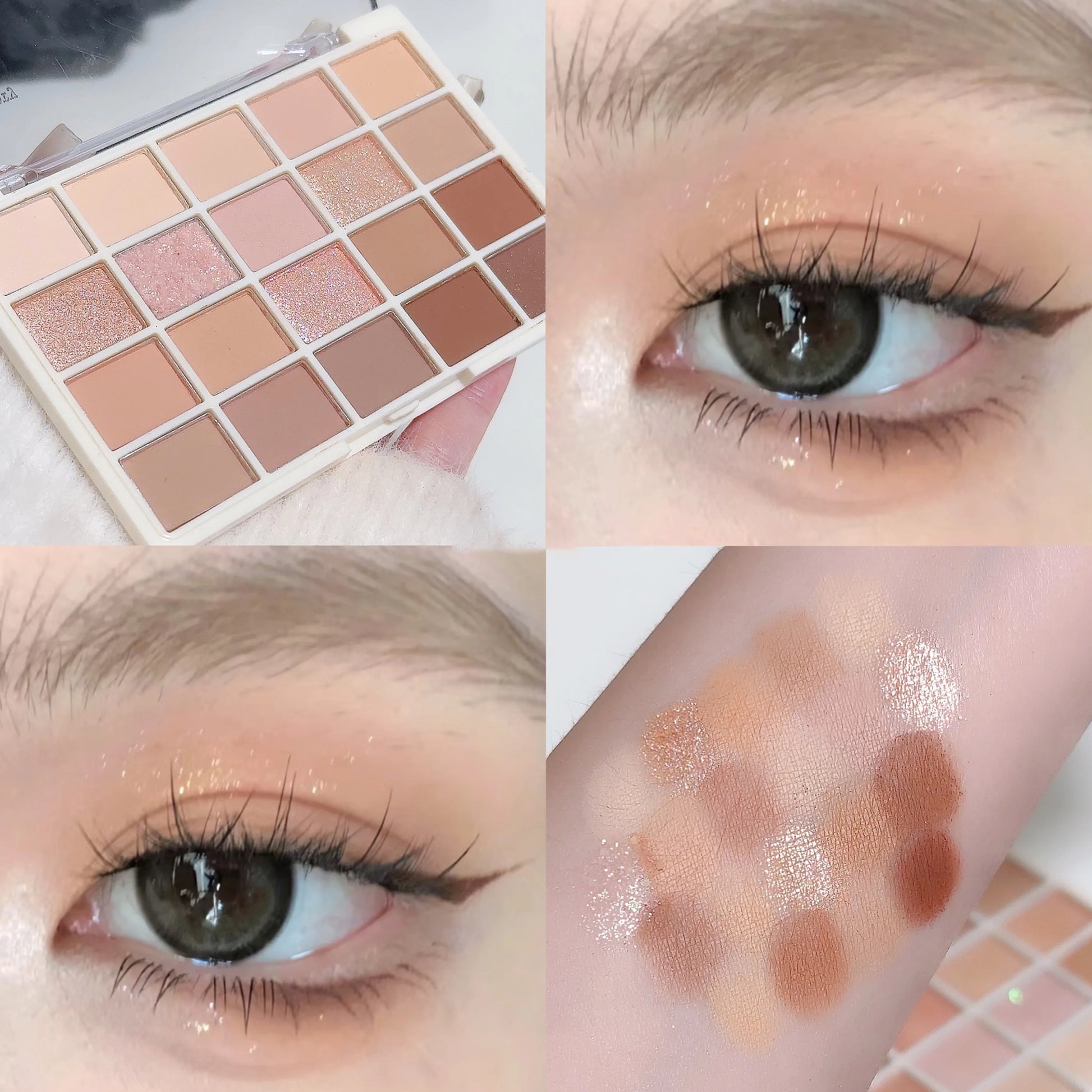 20 color Korean Low Saturation Eyeshadow Tray Matte Waterproof Brown Pink Long-lasting Makeup Daily Makeup New
