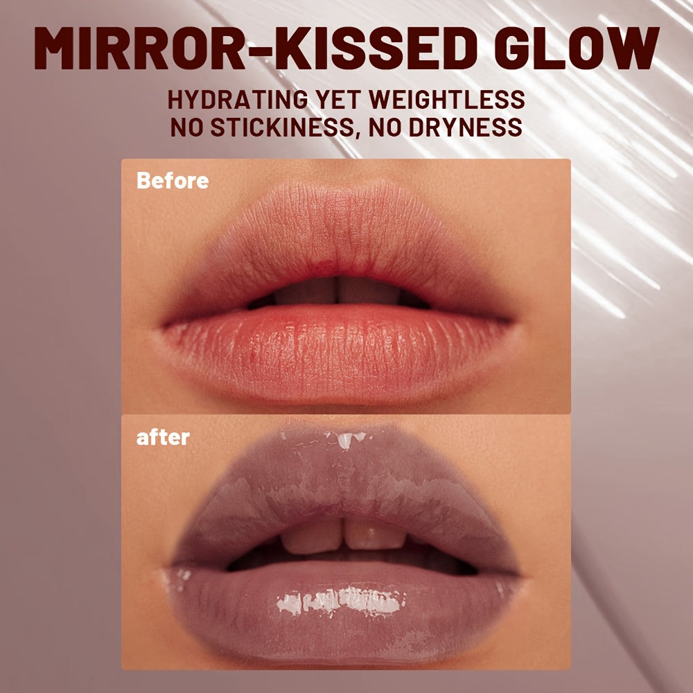 Mirror Shine Lip Gloss – 5 Colors Available   High-Gloss Finish   Non-Stick Cup  Long-Lasting & Waterproof  Moisturizing Formula