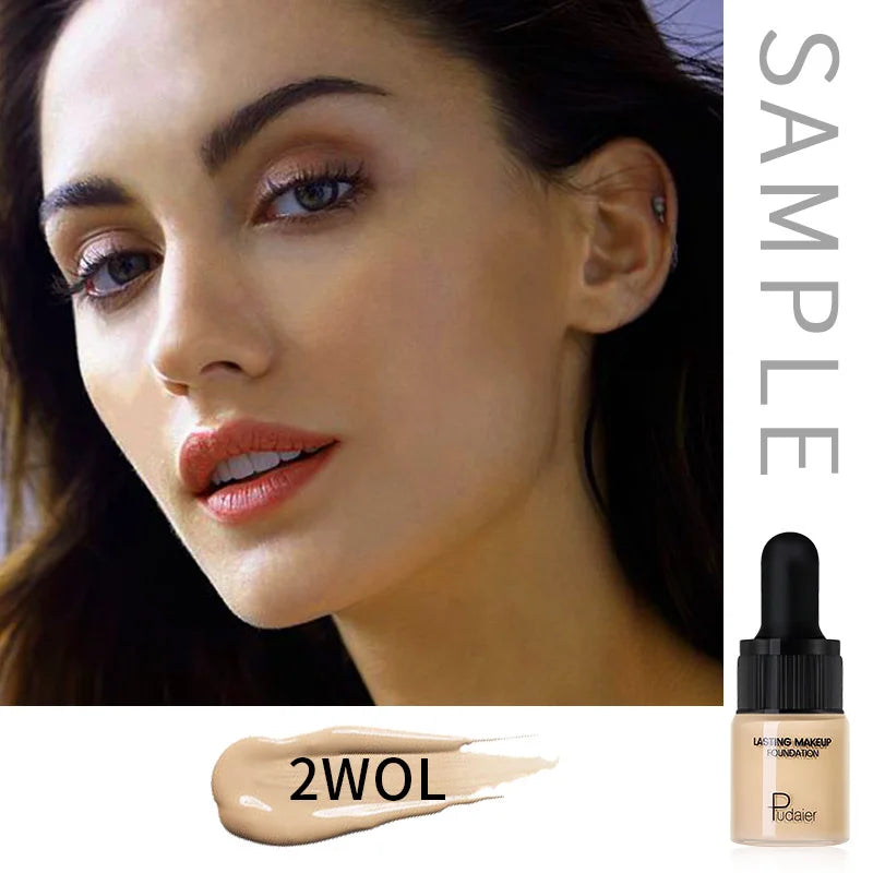 1PC Liquid Foundation Full Coverage Concealer Cream Oil-control Moisturizer Contour Matte Breathable  Makeup Foundations