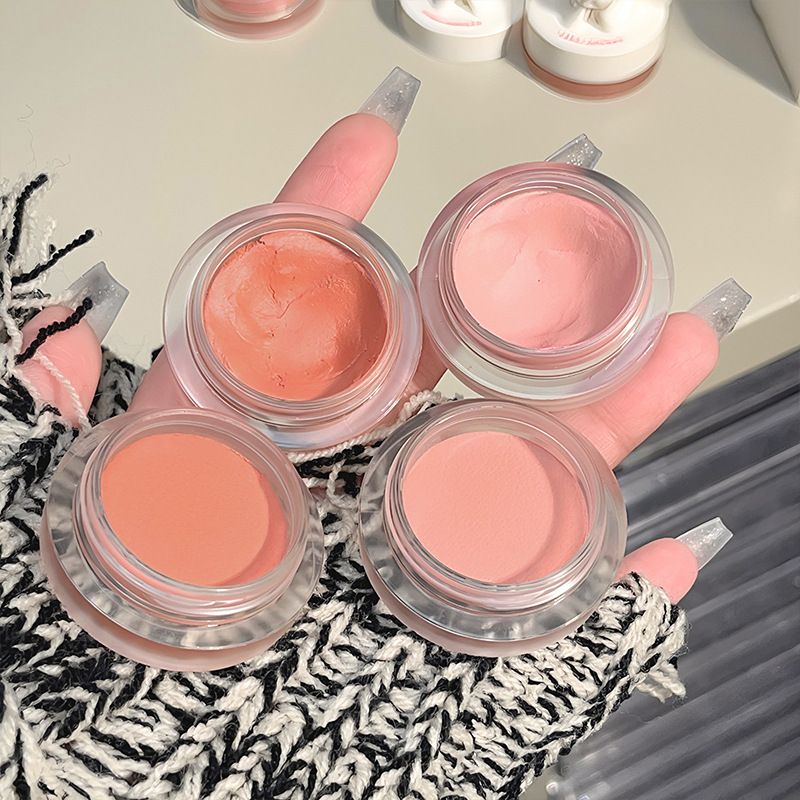 Angel Blush Cream Mousse Texture Matte Natural Radiance Long Lasting Vegan Highlighter Contour Makeup