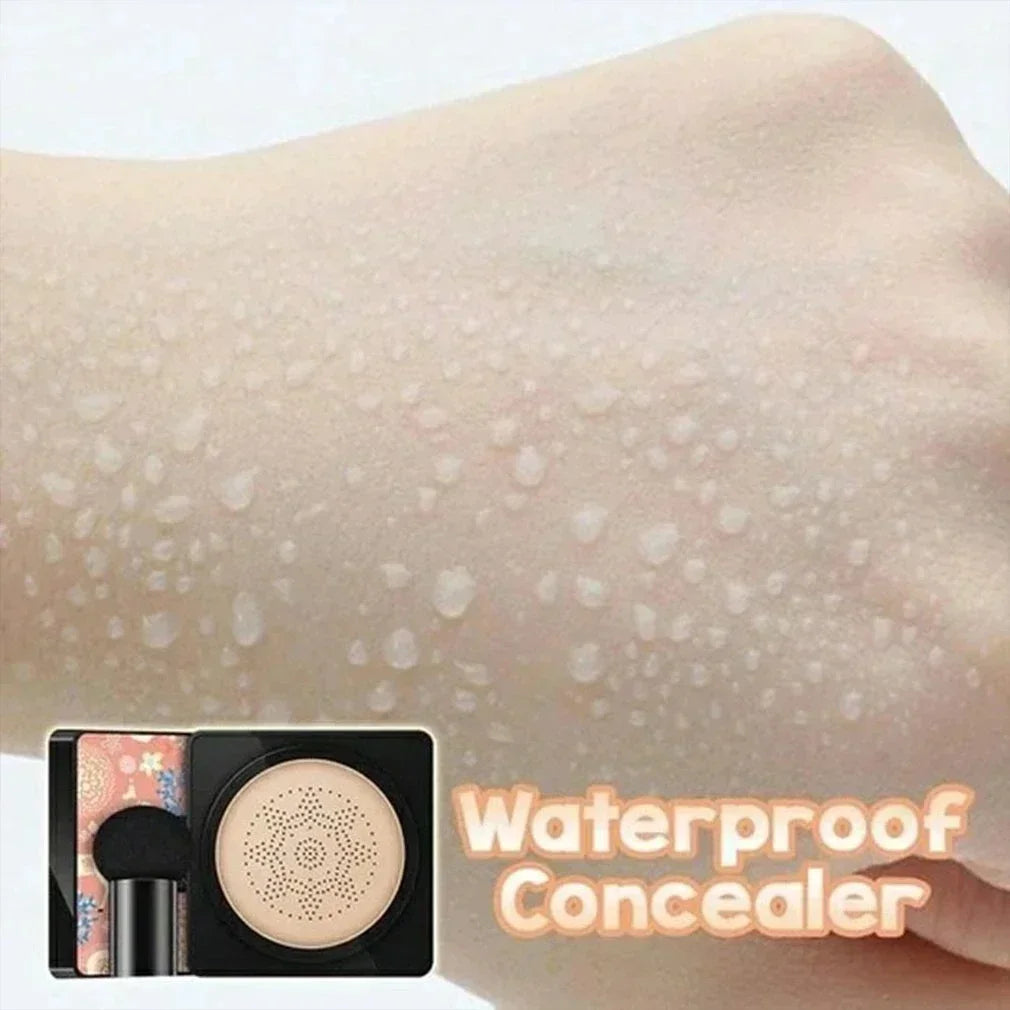 Mushroom Head Air Cushion Natural Concealer BB Cream Moisturizing Brighten Skin Tone Waterproof CC Cream Foundation Cosmetics