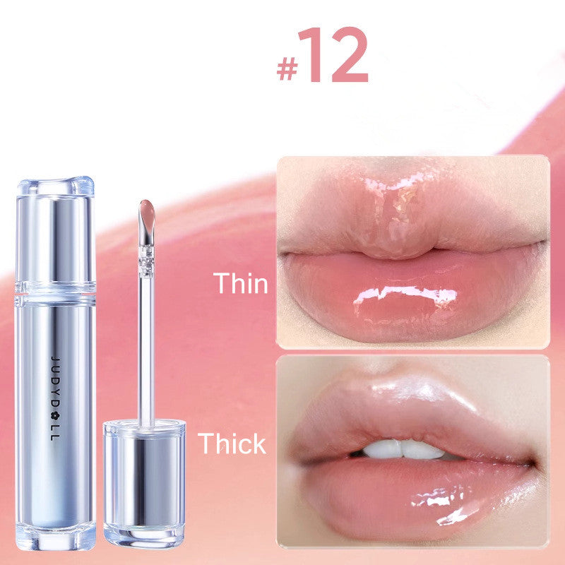 Ice Iron Lip Glaze Lipstick Non Staying Cup Non fading Mirror Gloss Lip GelLiquid Lip TintMatte Moisturizing
