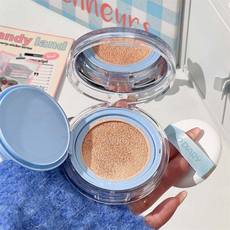 3 Colors Cute South Korea Air Cushion BB Cream Face Concealer Lasting Makeup Set Air Cushion Cream Water Proof Make Up