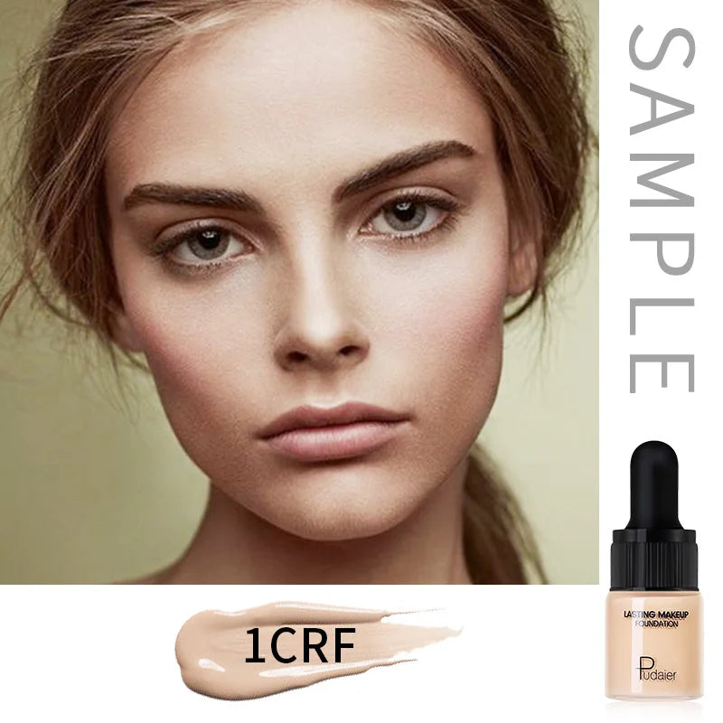 1PC Liquid Foundation Full Coverage Concealer Cream Oil-control Moisturizer Contour Matte Breathable Base Makeup